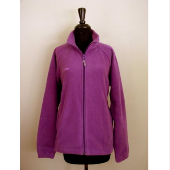 purple columbia fleece jacket